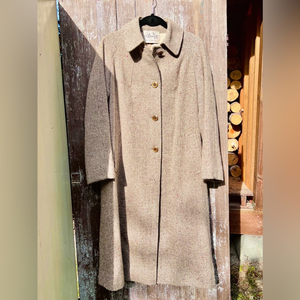Weatherbee Wool Tweed Coat